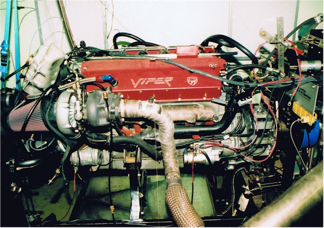 Viper engine on dyno