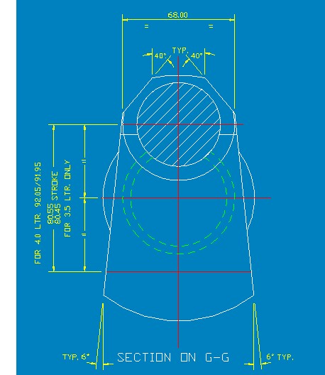 AJP-6 crankshaft end-on