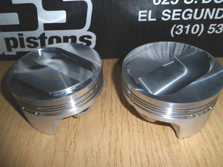 AJP V8 race pistons